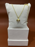 COLLAR CON DIJE Y COLGANTE DE PERLA